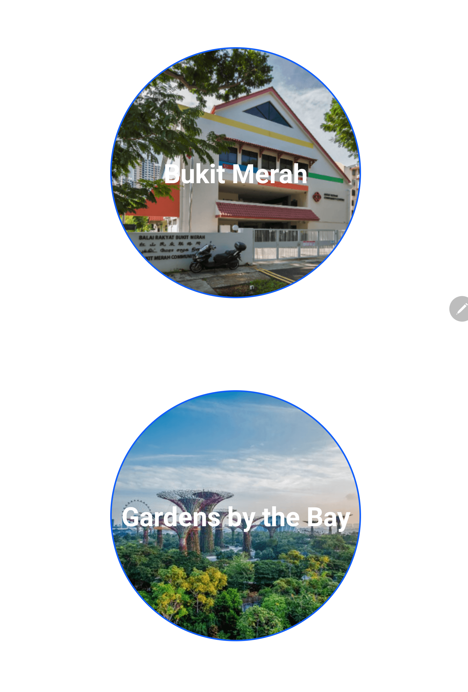 Main page of pilot testing app